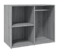 vidaXL Armoire de Dressing Armoire Cosmétique Meuble de Coiffeuse Meuble de Rangement Chambre à Coucher Sonoma Gris 80x40x65 cm Bois d'Ingénierie