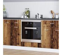 Vidaxl Armoire De Four Bois Vieilli 60x46x81.5 Cm Bois Reconstitué