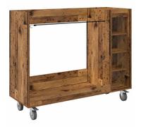 vidaXL Armoire de Golf avec roue Uni Bois ancien 65 x 45 x 98 cm