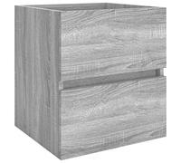 vidaXL Armoire de lavabo Sonoma gris 41x38,5x45 cm Bois d'ingénierie
