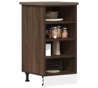 vidaXL Armoire de plancher - Chêne marron