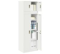 vidaXL Armoire de Rangement 2 pc 60 x 40 x 180 cm Acier Verrouillable