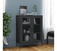 vidaXL Armoire de rangement Anthracite 80x35x101,5 cm Acier336177 Anthracite G