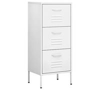 vidaXL Armoire de rangement 42,5x35x101,5 cm - Blanc