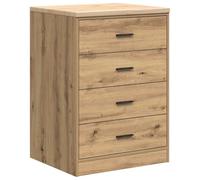 vidaXL Armoire de Rangement de Garage chêne Artisanal Bois de pin, Armoire, Armoire à Outils, Armoire Basse, Armoire de Garage, Armoire de Rangement