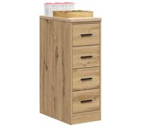 vidaXL Armoire de rangement de garage - Chêne artisanal - Bois de pin