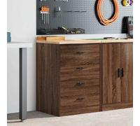 Vidaxl Armoire de rangement de garage - Chêne marron