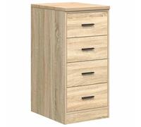 vidaXL Armoire de rangement pour garage Chêne Sonoma Pin massif 40x51x85 cm