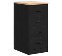 vidaXL Armoire de Rangement de Garage Noir 40x51x85 cm Bois de pin, Armoire, Armoire à Outils, Armoire Basse, Armoire de Garage, Armoire de Rangement