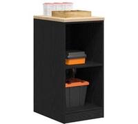 vidaXL Armoire de rangement de garage noir 40x51x85 cm bois de pin, armoire, armoire à outils, armoire basse, armoire de 860536 Noir
