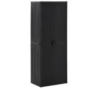 vidaXL Armoire de Rangement Jardin - Noir