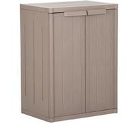 vidaXL Armoire de rangement jardin Marron 65x45x88cm PP Aspect de bois