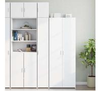 vidaXL Armoire de rangement mince blanc 30x42,5x225 cm, armoire de rangement de salle de bain, unité de rangement de salle 3281259 Blanc G