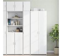 vidaXL Armoire de Rangement Mince Blanc 30x42,5x225 cm, Armoire de Rangement de Salle de Bain, unité de Rangement de Salle de Bain, Armoire de Toilette