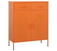 vidaXL Armoire de rangement Orange 80x35x101,5 cm Acier