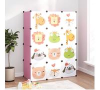 vidaXL Armoire pour enfants Modular avec 12 cubes Rosa PP