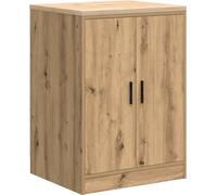 vidaXL Armoire de Rangement de Garage chêne Artisanal Bois de pin, Armoire, Armoire à Outils, Armoire Basse, Armoire de Garage, Armoire de Rangement