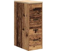 vidaXL Armoire de rangement de garage 860587 en pin, vieux bois 30x51x85 cm
