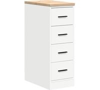 vidaXL Armoire de rangement de garage 30x51x85 cm bois de pin Blanc
