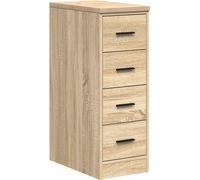 vidaXL Armoire de rangement de garage chêne Sonoma 30x51x85 cm bois pin 860582
