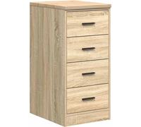 vidaXL Armoire de rangement pour garage Chêne Sonoma Pin massif 40x51x85 cm