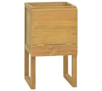 vidaXL Armoire de salle de bain 45x45x75 cm Bois de teck solide Marron