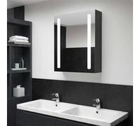 vidaXL Armoire salle de bain miroir LED