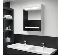 vidaXL Armoire de Salle de Bain à Miroir LED Armoire à LED Murale Armoire de Rangement Chambre à Coucher Maison Intérieur 285115