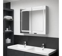 vidaXL Armoire LED Béton