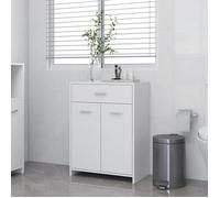 vidaXL Armoire de salle de bain Blanc 60x33x80 cm Aggloméré