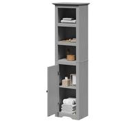 vidaXL Armoire de salle de bain BODO gris 44x30x160 cm