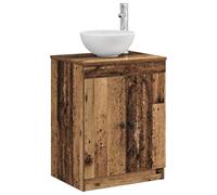 vidaXL Armoire de Salle de Bain Bois Ancien 54 x 41 x 70 cm, Meuble de Salle de Bain avec Rangement Pratique, Design Moderne, étagères fonctionnelles en Bois Robuste
