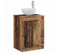 vidaXL Armoire de Salle de Bain Bois Ancien 54 x 41 x 70 cm, Meuble de Salle de Bain Stylé, Solutions de Rangement Modernes, Coiffeuse Pratique, Étagères Spacieuses