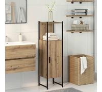 vidaXL Armoire de salle de bain - Chêne artisanal