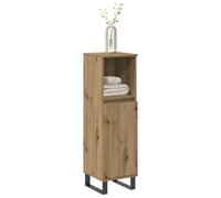 vidaXL Armoire de Salle de Bain chêne Artisanal 30x30x100 cm, Armoire, Armoire de Rangement de Salle de Bain, Armoire Haute de Salle de Bain