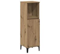 vidaXL Armoire de salle de bain chêne artisanal 30x30x100 cm