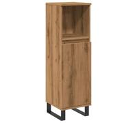 vidaXL Armoire de Salle de Bain chêne Artisanal 30x30x100 cm