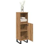 vidaXL Armoire haute de salle de bain chêne artisanal 30x30x100 cm