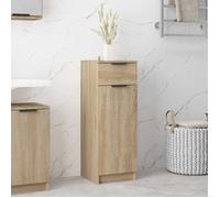 Vidaxl Armoire De Salle De Bain Chêne Sonoma 32x34x90 Cm