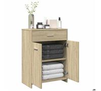 vidaXL Armoire de salle de bain Chêne sonoma Aggloméré 60x33x80 cm