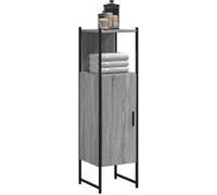 vidaXL Armoire de salle de bain 842469 – Colonne de toilette 33x33x120,5 cm Sonoma gris