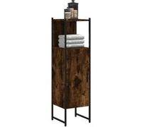 vidaXL Armoire de Salle de Bain, Colonne de Toilette, Placard de Rangement, Meuble de Salle de Bain Maison Intérieur, 842468 Marron G