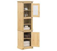 vidaXL Armoire de salle de bain Corona 50x40x185 cm bois de pin massif 4002792