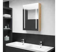 vidaXL Armoire de salle de bain LED 50x13x70cm