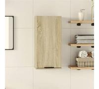 vidaXL Armoire de salle de bain murale Chêne sonoma 32x20x67 cm, armoire de rangement de salle de bain, armoire de bain, 849654 Marron G