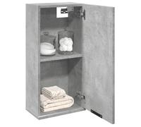 vidaXL Armoire de salle de bain murale Gris béton 32x20x67 cm
