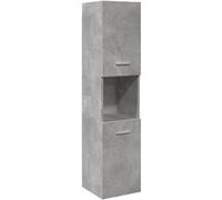 vidaXL Armoire de salle de bain suspendue 856220 Gris béton bois d'ingénierie