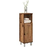 vidaXL Armoire de salle de bain vieux bois 30x30x95 cm bois ingénierie, armoire de rangement de salle de bain, armoire de 856137 Marron G