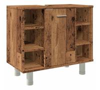 vidaXL Armoire de Salle de Bain Vieux Bois 60x32x53,5 cm, Meubles de Salle de Bain, lavabo de Salle de Bain, Armoire de Toilette