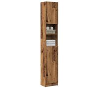 vidaXL Armoire de salle de bain vieux bois bois d'ingénierie 856048